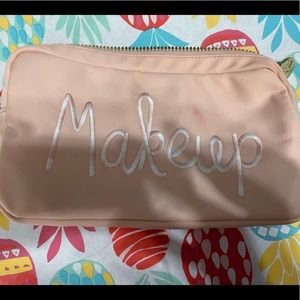 Stoney Clover Lane Small Sparkling Cider “Makeup” Embroidered Pouch
